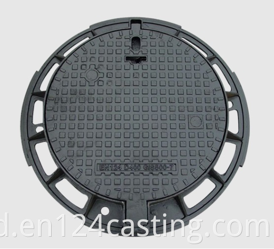 Ductile Manhole Cover Co 650 D400 With Hinge